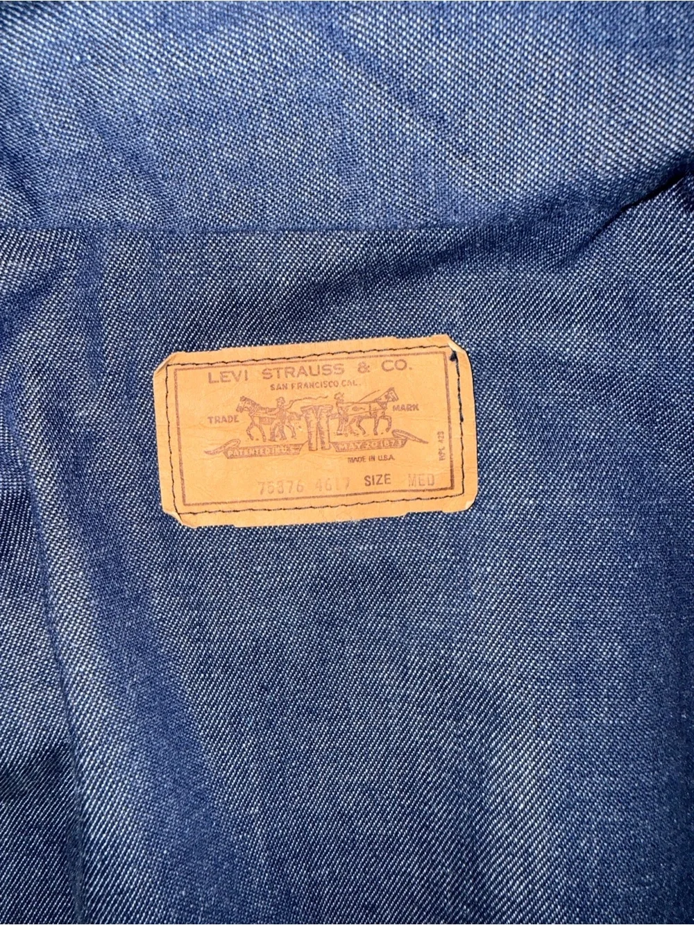 Vintage Levi’s Made in USA Denim Trench Coat Dress M | Denim Duster Trench EUC